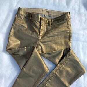 Women's Jeans, gold color DLI961 EMMA